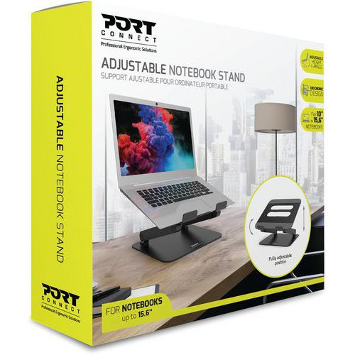 Suporte ajustável para computador portátil - Port Connect