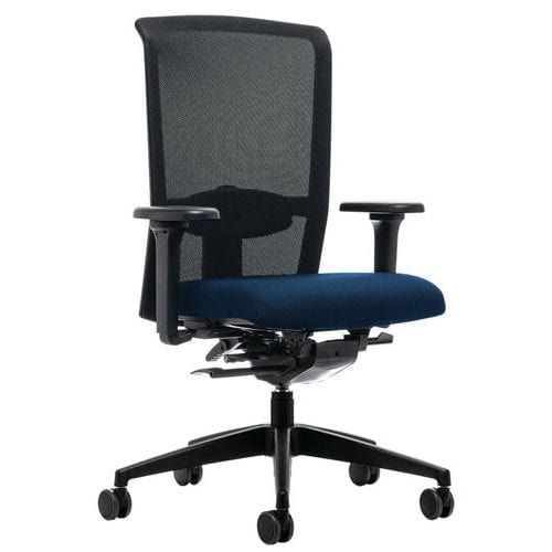 Siège de bureau synchrone LX282 NPR accoudoirs 4D - Interstuhl