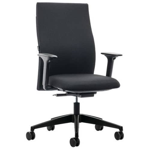 Siège de bureau synchrone automatique LX154 accoudoirs 4D - Interstuhl