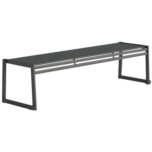 Banco sem espaldar em aço galvanizado – 180 cm – Urbantime