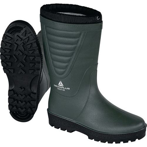 Botas de trabalho forradas em PVC OB SRA – Delta Plus