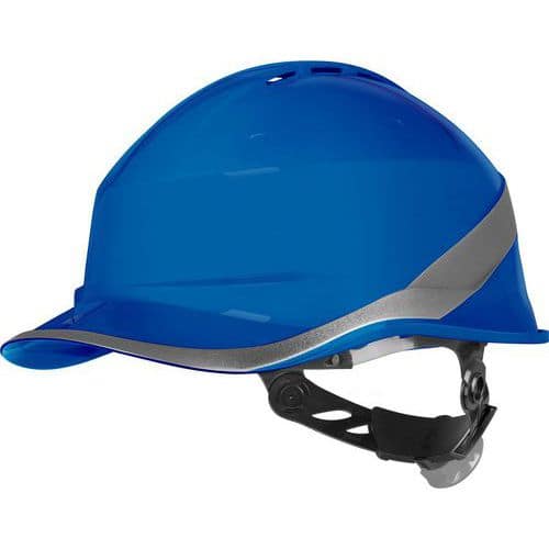 Capacete de estaleiro ventilado em forma de boné de basebol com aperto Rotor