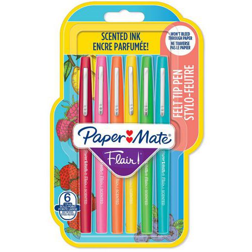 Caneta de feltro perfumada Paper Mate Flair Scented, sortida – Paper Mate