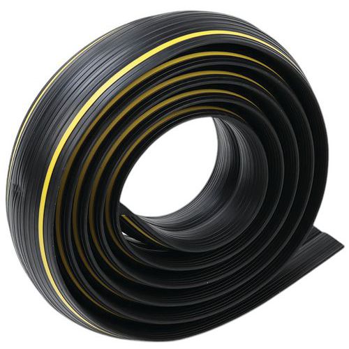 Passagem de cabos com 3 m de comprimento – Preto/amarelo - Manutan Expert