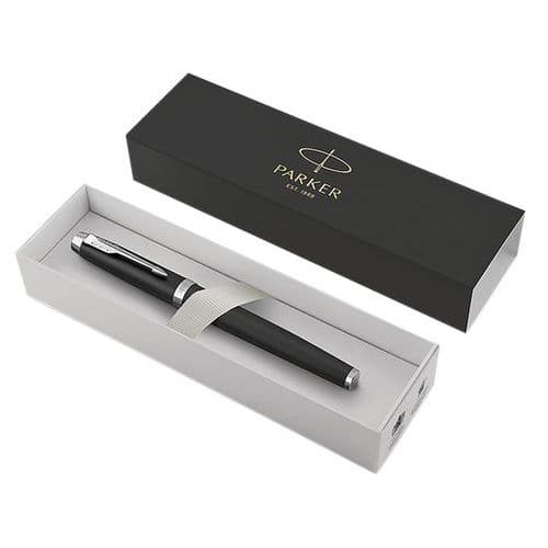 Caneta de tinta permanente premium Parker IM Essential Matt Black CT – Parker