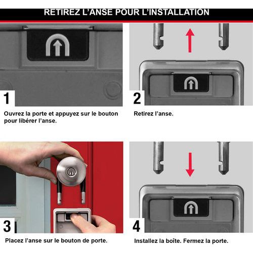 Caixa de chaves de combinação n.º 5424 - Master Lock