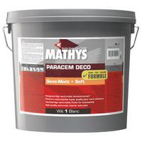 Tinta acrílica de alta qualidade Mathys em branco semimate – 4 e 10 L – Rust Oleum