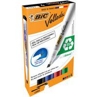 Marcador Velleda 1751 apagável a seco – conjunto de 4 – Bic